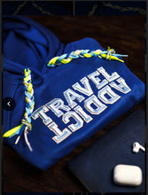 Load image into Gallery viewer, Bajan Blue hoodie

